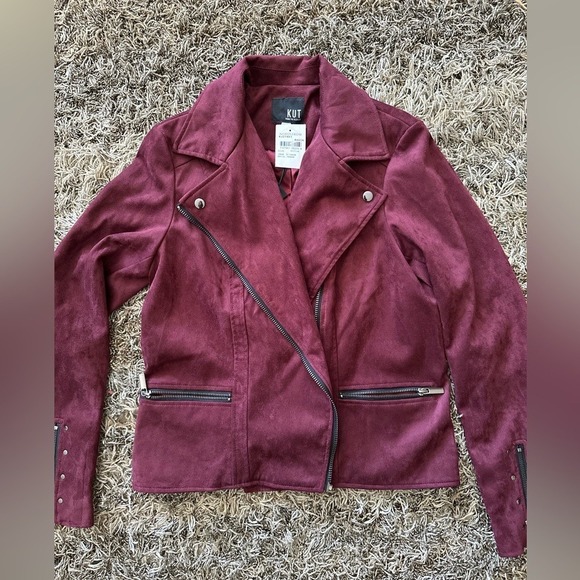 Kut from the Kloth Jackets & Blazers - NWT Kut from the Kloth Burgundy Jacket